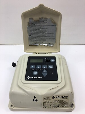 Pentair 342001 SuperFlo Vs Pump Control Panel ONLY used #D809