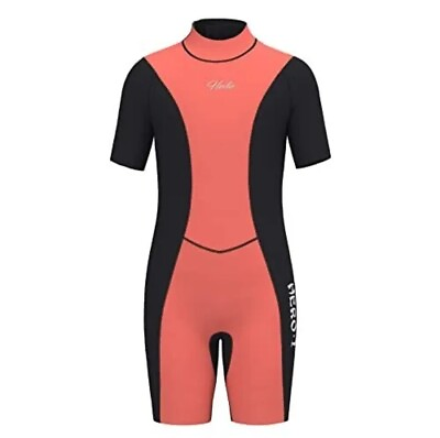 Hevto Shorty Wetsuits Kids and Youth 3mm Neoprene Surfing Swimming Size 14
