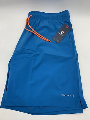#ad New HODOSPORTS Hodo Sports Mens Blue Swimming Trunks Quick Dry Swim Shorts 3XL