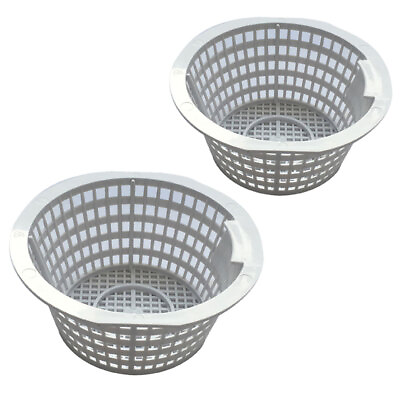 #ad Swimming Pool Skimmer Basket For Swimline Hydrotools 8928 Olympic ACM88 2Pack