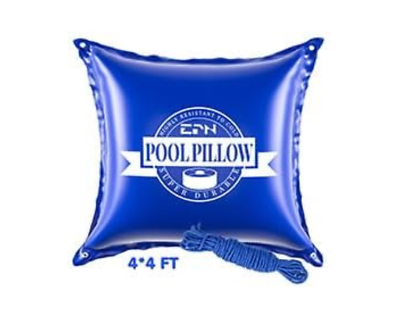 #ad EPN 4 x 4 Ft 0.5mm Thick Pool Pillow for Above Ground Pool with 49.2 Ft Rope