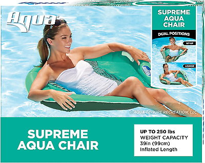 #ad Aqua Pool Chair Float Lounge for Adults – Multiple Colors Shapes Styles – for Ad