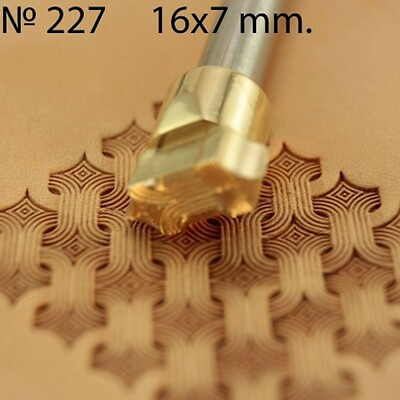 Leather Stamp Tools Stamps Stamping Carving Brass Tool Crafting Punch DIY #227