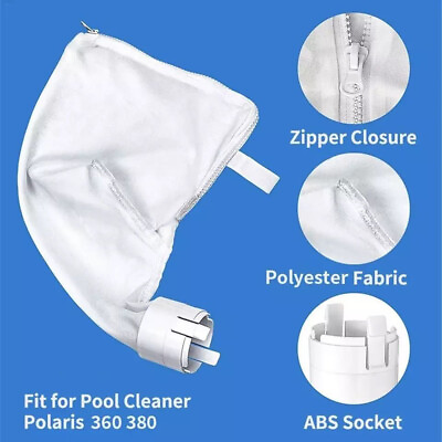 #ad #ad For 360 380 Replacement Bags All Purpose Filter Bag Polaris Zipper Pool Cleaner