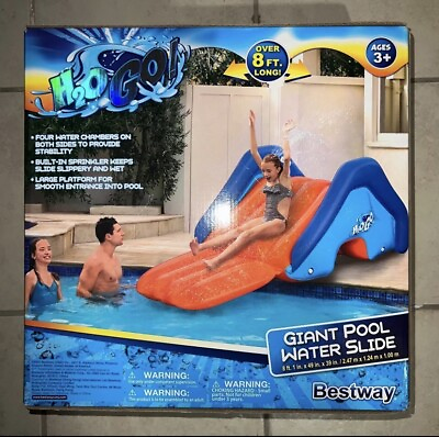 #ad Bestway H2O Go Giant Pool Slide 8ft