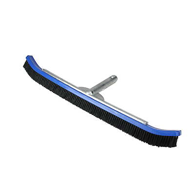 #ad 24#x27;#x27; Blue Curved Nylon Wall Brush with Aluminum Handle