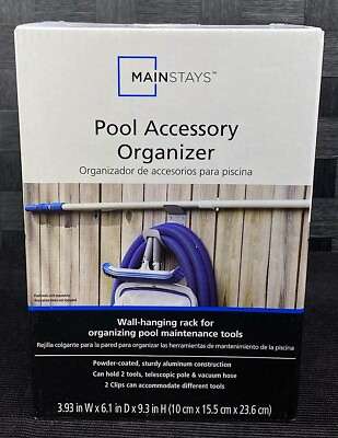 #ad #ad Mainstays Swimming Pool Accessory Maintenance Organizer Powder Coated Aluminum