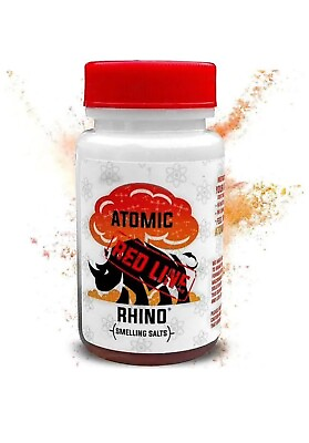 #ad Atomic Rhino Smelling Salts Red Line Ultra Strong Aqua Ammonia....
