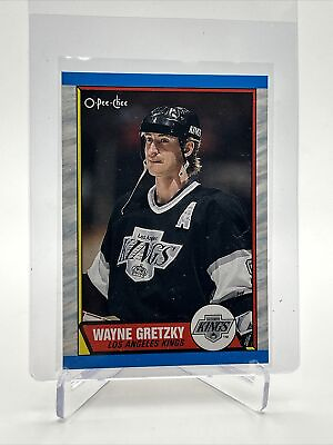 #ad 1989 90 O Pee Chee OPC Wayne Gretzky Hockey Card #156 Mint FREE SHIPPING
