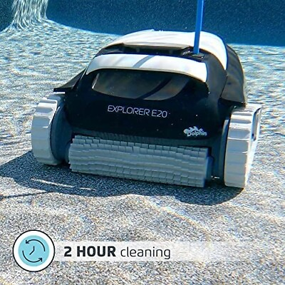 Dolphin Explorer E20 Robotic Vacuum Cleaner In Ground Pools Up to 33 Feet