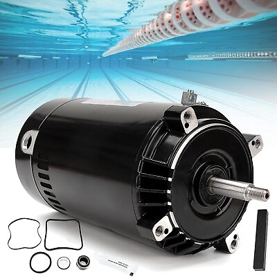 #ad Swimming Pool Pump Motor and Seal Replacement For Hayward Max Flow Super Pump