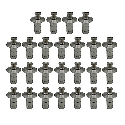 #ad 25 Pack Stainless Steel Pool Cover Anchors For Concrete And Pavers Made Of Hi