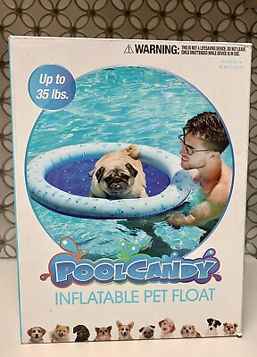 #ad Pool Candy Inflatable Dog Pet Pool Float and Lounger Up to 35 Lbs