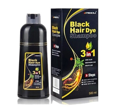 500ml Semi Permanent Color Hair Shampoo Fast Hair Dye Shampoo 3 In 1 FREE SHIP
