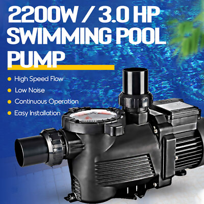 3.0HP Hayward Swimming Pool Pump In Above Ground Motor Strainer 220 240V with UL