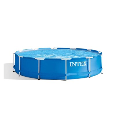 #ad 12 Foot by 30 Inch Above Ground Swimming Pool With Instructional DVD