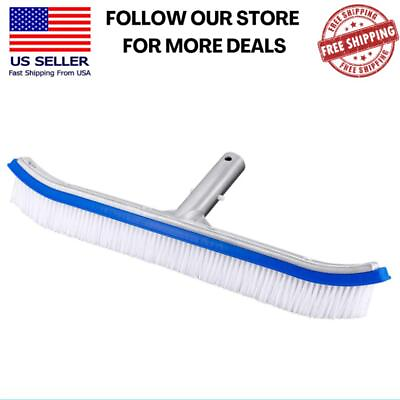 #ad Swimming Pool Skimmer Net Brush Head Spa Pond Cleaning Maintenance Tools Suit