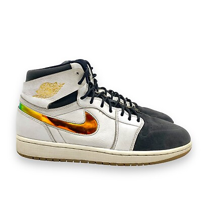 #ad #ad Nike Air Jordan 1 Retro Nouveau From Above Men#x27;s Size 9.5 US 819176 104 Shoes