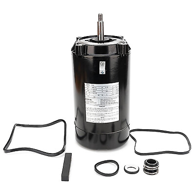 #ad Puri Tech Motor Repl Kit Hayward Super Pump For 1HP SP2607X10 UST1102 w GO KIT 3