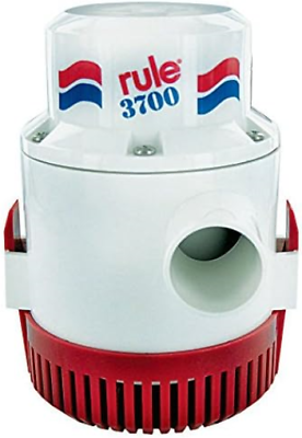 #ad Rule 14A 6UL 3700 GPH Heavy Duty Bilige Pump Non Automatic 12 Volt UL Listed