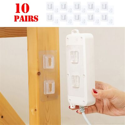 #ad Adhesive Wall Hooks Double Sided Hanger Strong Hooks Suction Cup Wall Holder