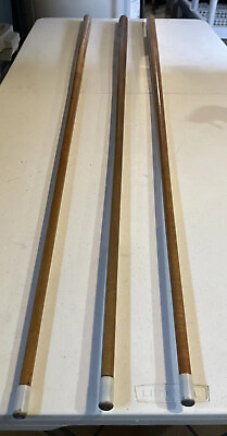 #ad Used pool sticks 3 unbranded ready for basic use