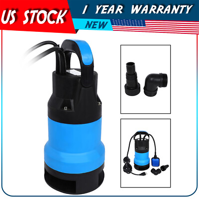 #ad 1 2 HP 2000 GPH 400W Submersible Water Pump Swimming Pool Dirty Flood Clean Pond