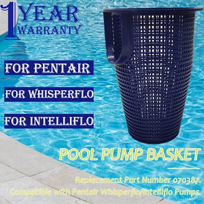 Pool Pump Strainer Basket 070387 FOR Pentair Whisperflo Intelliflo Pumps Replace