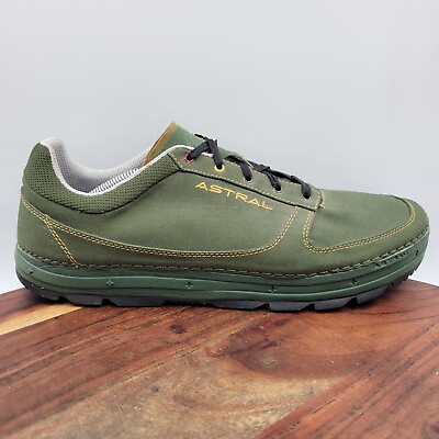 #ad Astral Donner Shoes Men#x27;s 12.5 Green Hemp Trail Running Hiking Sneakers Outdoor