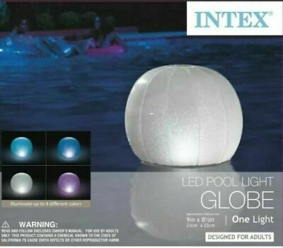 New Intex Floating LED Inflatable Ball Light with Multi Color Illumination