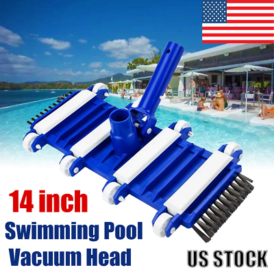 #ad #ad Swimming Pool Vacuum Brush Vaccum Head Cleaner Floating Objects Cleaning Tool US