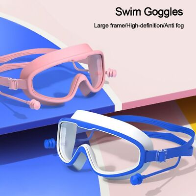 #ad Waterproof Anti fog Kids Swimming Goggles Outdoor Sports Swimming Supplies