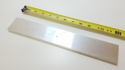 6061 Aluminum Flat Bar 1 2quot; x 2quot; x 12quot; long Solid Stock Plate Machining