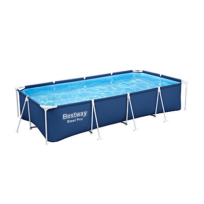 #ad #ad Bestway Steel Pro 13#x27; x 7#x27; x 32quot; Rectangular Above Ground Outdoor Swimming Pool