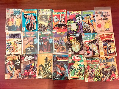 Mixed Vintage Lot of Comic Books DC and others Audrey Melvin Thunder Agents