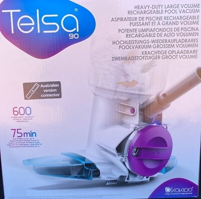 #ad Telsa 90 Kokido Rechargeable Handheld Pool Spa Cleaner Vacuum Vac