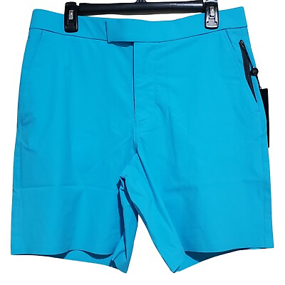 #ad Greyson Superior Swim Shorts Men 34 Blue Lagoon Pockets Fast Drying NWT