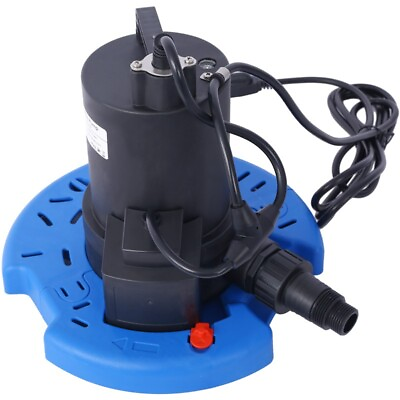 #ad Automatic Swimming Pool Cover Pump 1 4 HP 120 V Submersible Water Pump