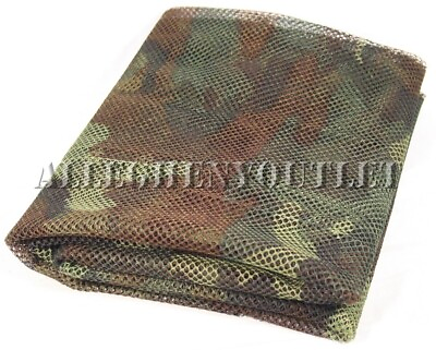 #ad USGI Military Body Sniper Veil WOODLAND Camouflage Ghillie Netting Cover 96x60