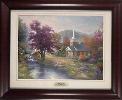 #ad Streams of Living Water by Thomas Kinkade 2011 Signed in plate Offset lithograph