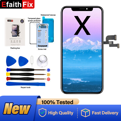 For iPhone X LCD Display Touch Screen Replacement Digitizer Assembly Screen Lot