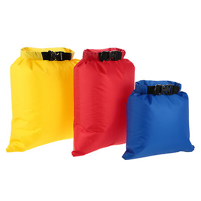 #ad Lixada 3 Pack Waterproof Bag 3L5L8L Outdoor Ultralight Dry Sacks for Swimming