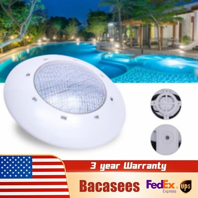 #ad AC 12V 35W RGB Swimming Pool LED Light Underwater Light IP68 Waterproof Lamp Spa
