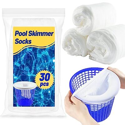 #ad Pool Skimmer Socks Filte 30pcs Pool Socks Skimmer Filter Socks Pool Skimmer Bask