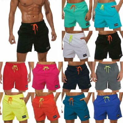 Men#x27;s Swimming Board Shorts Trunks Swimwear Summer Beach Drawstring Short Pants