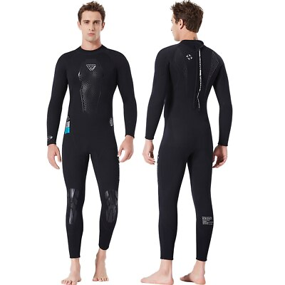 2 3mm Neoprene Wetsuits Full Body Scuba Diving Suits Snorkeling Surfing Swimming