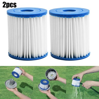 #ad For 28111 28111CA Filter Cartridge Type H For Intex Parts 10CM Height 2 PCS