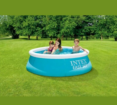 #ad Intex Brand New 6ft x 20in Inflatable Blue Swimming Pool