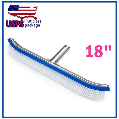 U.S Pool Supply Professional 18quot; Floor amp; Wall Pool Cleaning Brush Clean Debris