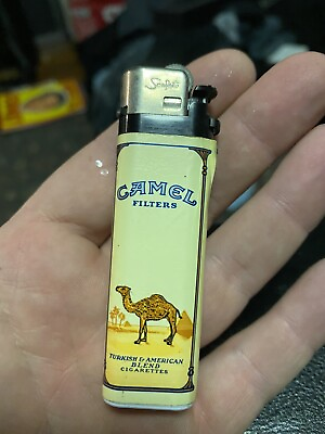 #ad #ad Camel Filters Cigarettes Disposable Scripto Lighter Vintage Used Cheap USA